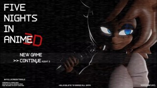 Five nights in anime 3d pt.4 great hentai game