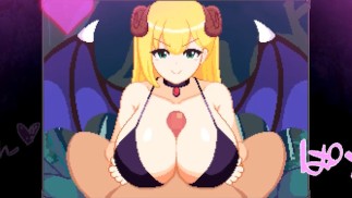 【H GAME】サキュバスの森♡Hドットアニメーション⑥ パイズリ Hentai