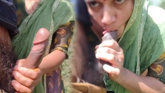 Bhabhi Dever ka mota Lund Chudai, Bhabhi ne devar ka lund nikalne me help ki outdoor jungal chudai