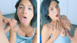 BLOWJOB LATINO - ESPAÑOLA, Blowjob, Handjob, Deep Throat