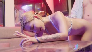 Sexy Chinese girl Stacy enjoys soft sex with boyfriend on the boat.