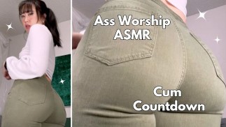 Wrijf je lul over mijn Thick Aziatische kont, pervert -ASMR JOI- Kimmy Kalani