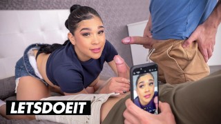 Belle-mère heureuse par la grosse bite de beau-fils . poupée Alexis / MILF LATINA