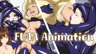 Die Tentakel meiner Freundin ficken mich wild, bis ich komme (Futa-Animation) - Jazziuu