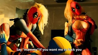 Deadpool kontra Wolverine. Szalona walka Sexual - Facesitting, Creampie - MollyRedWolf
