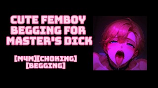 Cute Femboy prosí o pánovo péro