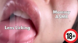 Cheating na GF w / Hot Asian Mommy -ASMR Lens Licking- Kimmy Kalani