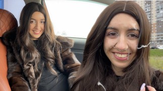 Estranho veio massivamente no meu rosto no carro depois de ajudar a corrigi-lo - Crazy Public CUMWALK