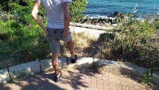 Daddy Twink Hunter vindt een 19-jarige jongen aan zee Park en neukt hem zonder condoom in een hotelkamer