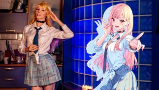 Mi vestido Darling | cosplay | ANIME MAQUILLAJE Reencarnación en Marin Kitagawa - ArinaFox