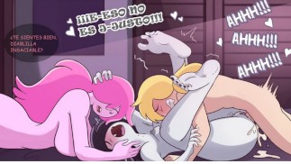 Dulce Princesa y Marceline se Turnan para ser folladas por fin - Hora de Aventura Hentai