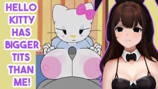 Beat Banger становится диким - привет, кошечка, большие сиськи и массивная задница | Хентай Втубер Реакция