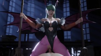 Jesteś zaszczycony, że możesz pieprzyć potężną i piękną Morrigan w kowbojce. Darkstalkers ❤