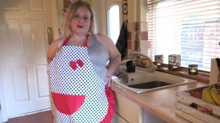 Aunt Judy's XXX - Your BBW Wife Megan Sucks Your Cock in the Kitchen (POV)