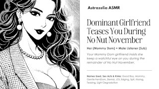 Эротическое аудио ASMR • F4M • Доминирующая подруга дразнит тебя во время NNN • Mommy Dom, JOI, окантовка