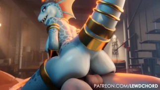 Eidechsen-Cowgirl Yiff
