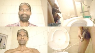 Rajesh Playboy 993 Prügel Knackarsch Pissen im Badezimmer. Nackt Naked pissen pissen