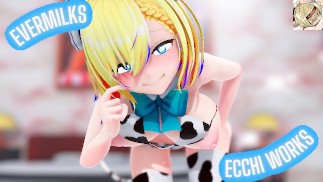 【Original】お抱えメイドのツバキと牛コス濃厚えっち【Hentai】