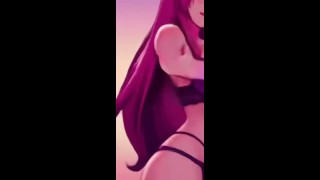 Hot Anime-Küken tanzen