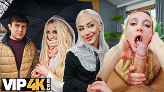 VIP4K. Fucking hot blondies Daruma Rai and Veronica Leal after playing superspies