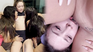 女同性恋朋友在运动后舔屄!!女同性恋三人行
