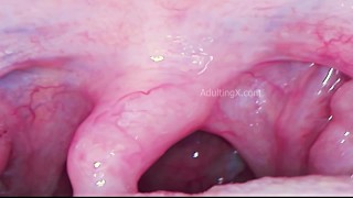 Caméra à l’intérieur de la bouche, danse uvula, chant, vibratage de gorge, BTS