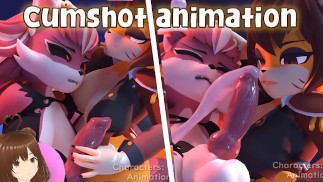 I help my best friend come because she is not satisfied at home (Furry animation) - Jazziuu