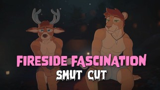 Faszination 🔥am Kamin SMUT SCHNITT🔥 Pelzige Schwulenanimation