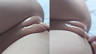 Natte PUFFY PUSSY masturbatie en intens kreunen | Vrouwelijk orgasme