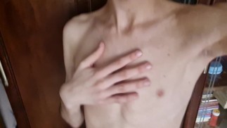 Il mio corpo magro e giovane