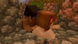 日没時の屋根の上のJennyのロマンチックなセックス