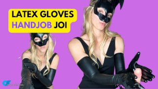 Вызов окантовки JOI в латексных перчатках | Дрочка