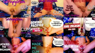 😍MÁQUINA SEXUAL🤩DE MÚLTIPLES CORRIDAS🥵💦Dominic Pacifico juguetes de Mr Hankey GRAN CONSOLADOR ANAL CUMPILATION 🔥