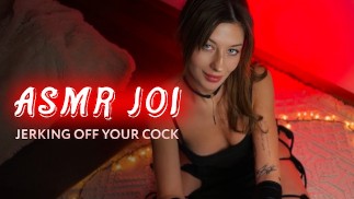 ASMR JOI * Страстная миниатюрная брюнетка Amy Haze Mic накачивает твой член