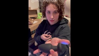 DREHEN VIBRIERENDER WAHNSINNIGER ANALPLUG Sex Toy Unboxing Testüberprüfung