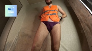 Decided to clean up after a long day on the construction site 😏💦