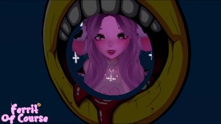 Krowa Bimbo ssie kutasa i pieprzy się w gloryhole! ~ VR ERP LEWD ~
