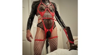 Straight Femboy Slave BBC w Chastity