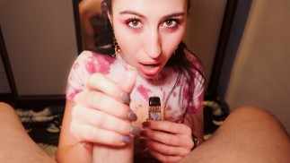 Vape y mamada - Black Lynn chupa y fuma