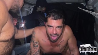 CumDumpVan Daddy Fucked GangBang BBC Anon Náhodné zatížení hardcore gay sex
