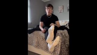 POV: You are greeted with my giant sweaty post work out socks