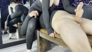 dávení na prdy, zatímco ona ho dojí do sucha! - Kitsy Vixen -