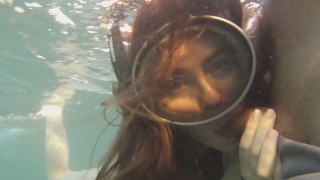 Underwater Booty and Cumshot (in the Ocean)