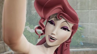 Megara ssie i pieprzy, gdy Hercules jest poza miastem - 3D Porn