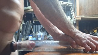 You won't believe this massive cock show! Clear pipe/massive suction = to Biggest homemade cock 🍆🔥