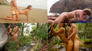 Wildste buitenseks compilatie - Regenwoud, strand, woestijn, tropisch eiland