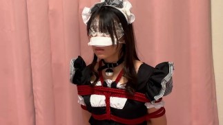 ほぼ処女の19歳のJDメイドを縛って中出しセックス｜｜フェラチオ｜緊縛｜後手縛り｜パイパン｜素人カップル｜生中｜日本人｜アジア人｜けいさな