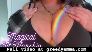 Magical Tit Worship - Goddess Big Tits Worship Homewreck Mesmerize Mindfuck Gooning