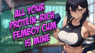 A Sexy Fit Tomboy Wants To Milk And Drink All Your "Muscles" | F4M FDom Audio Roleplay