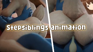 Stiefgeschwister haben wilden Sex bis er reinkommt (Furry Animation) - Jazziuu